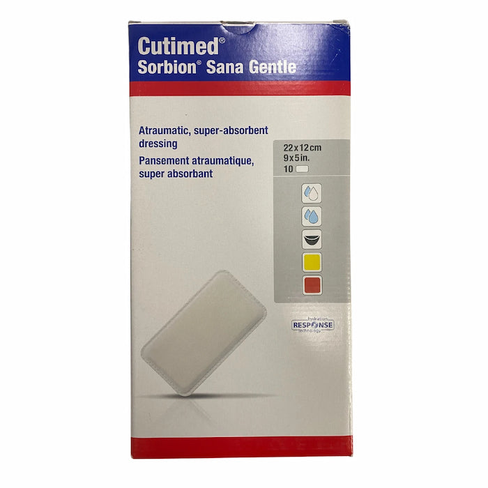 CUTIMED Sorbion Sana Gentle 12cm x 22cm | 10 Pack