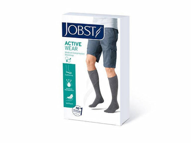 JOBST ACTIVE Knee High | Black 15-20mmHg