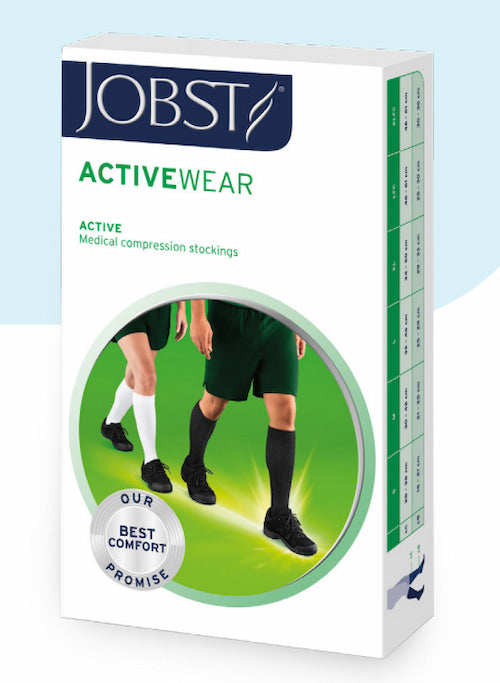 JOBST ACTIVE Knee High | Black 15-20mmHg