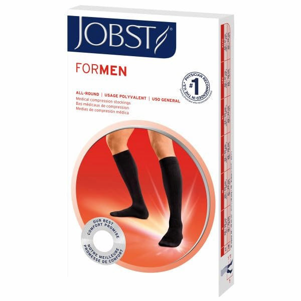 JOBST forMen 30-40mmHg Knee High | Black