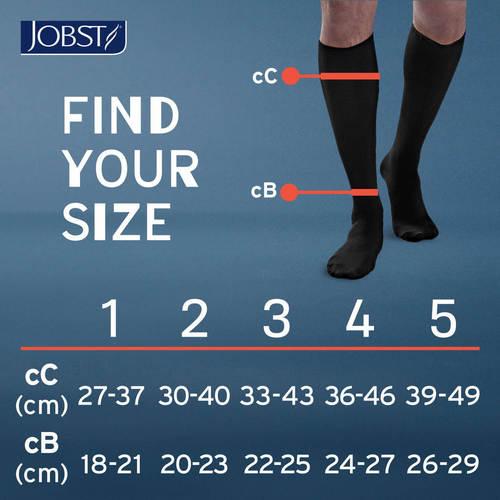 JOBST Travel Socks Knee High | 15-20mmHg