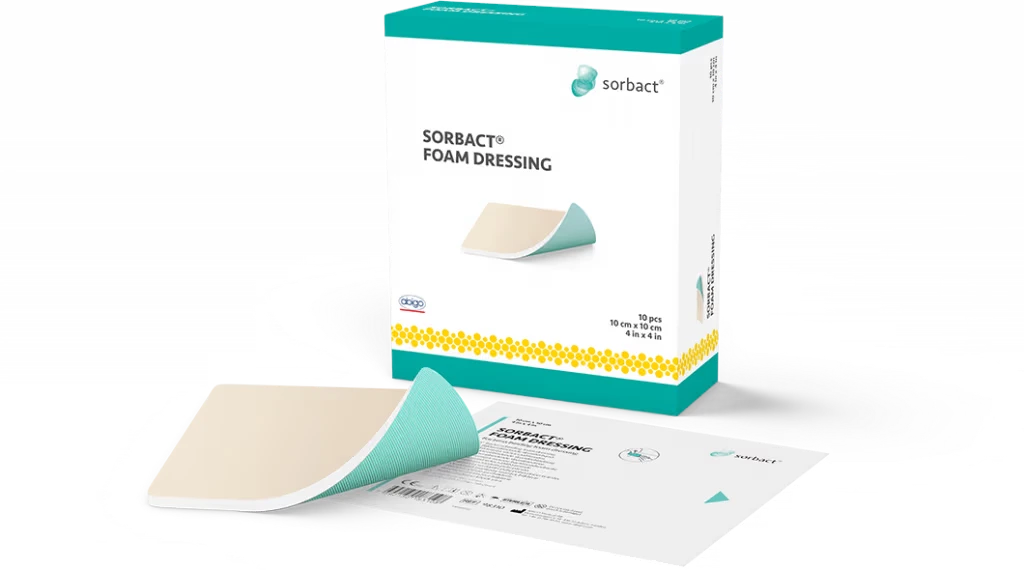 Sorbact Foam Dressing Sterile | 10 Pack