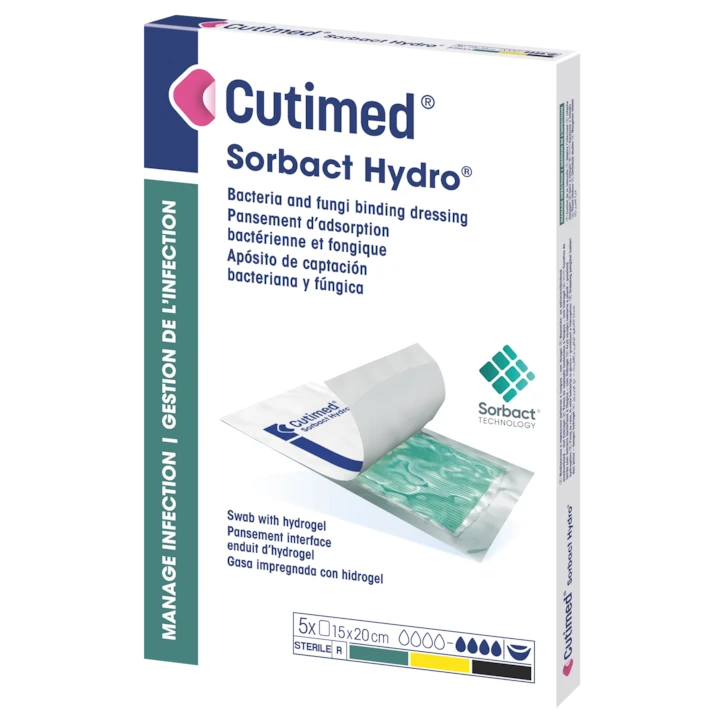 Cutimed Sorbact Hydro | Sterile Antimicrobial Dressing