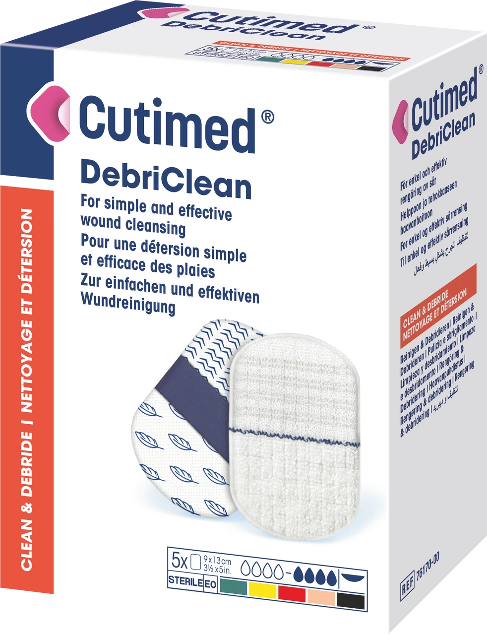 Cutimed Debriclean | Box of 5 Debridement Pads