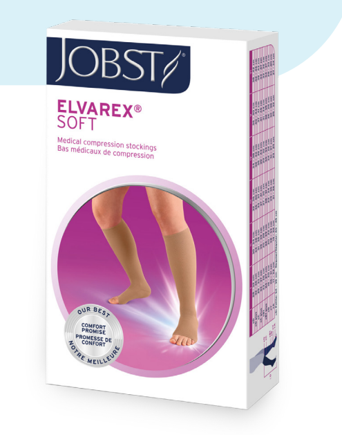 JOBST ELVAREX SOFT Knee High | 30-40mmHg