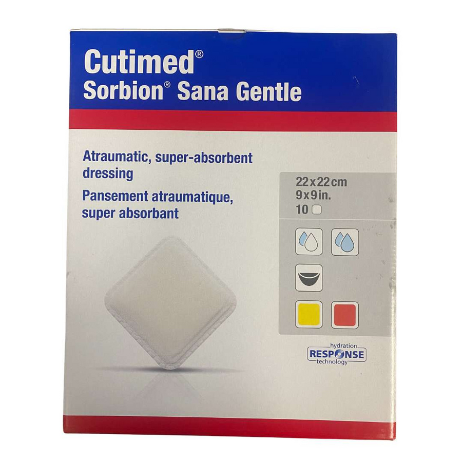 Cutimed Sorbion Sana Gentle Sterile 22cm x 22cm | 10 Pack