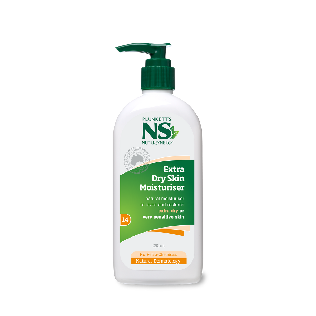 NS 14 Dry Skin Moisturiser - Extra Dry - 250ml Pump